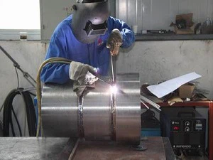 repair welding of titanium pipe